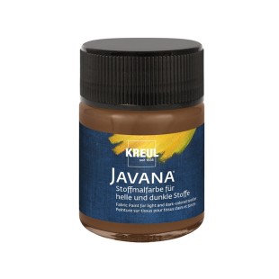 Краска нерастекающаяся по темным тканям Kreul "Javana Tex Opak" 50мл, коричневая (91959)
