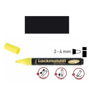 Маркер лаковый Kreul "Lackmalstift", 2-4 мм, Чёрный