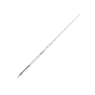 Синтетика плоская белая Roubloff "1В22" №7 длинная ручка