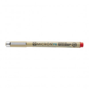 Ручка капиллярная Sakura "Pigma Micron PN" Красный (0.4-0.5мм)