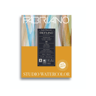 Блок для акварели Fabriano "Watercolour" 20,3x25,4см, 20л, 200гр/м² (Hot pressed)