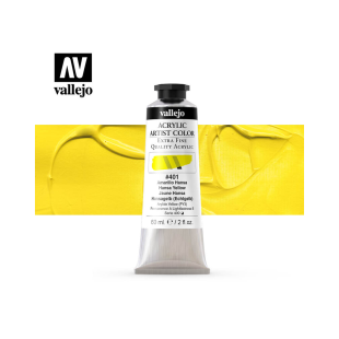 Акрил Vallejo "Artist color" #401 Hansa Yellow/ Ганза желтая (60мл)